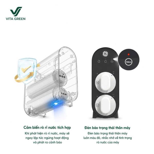 MÁY LỌC NƯỚC ÂM TỦ BẾP GE GN610 – GIỮ KHOÁNG, THIẾT KẾ SIÊU MỎNG CHỈ 13 CM
