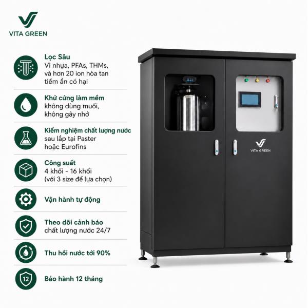 Máy lọc nước tổng đầu nguồn Maxdream CDIs C02 (ngoài trời)