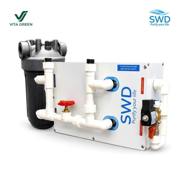 Máy lọc nước tổng sinh hoạt + Chống mảng bám, chống cáu cặn F3000PC